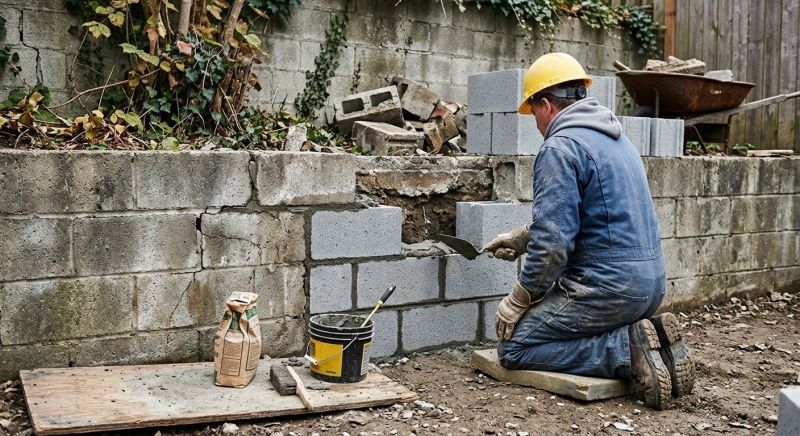 Block Wall Repair in Millcreek, UT