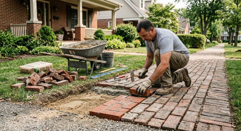 Brick Flatwork Repair in Midvale, UT