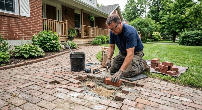 Brick Flatwork Repair in Millcreek, UT