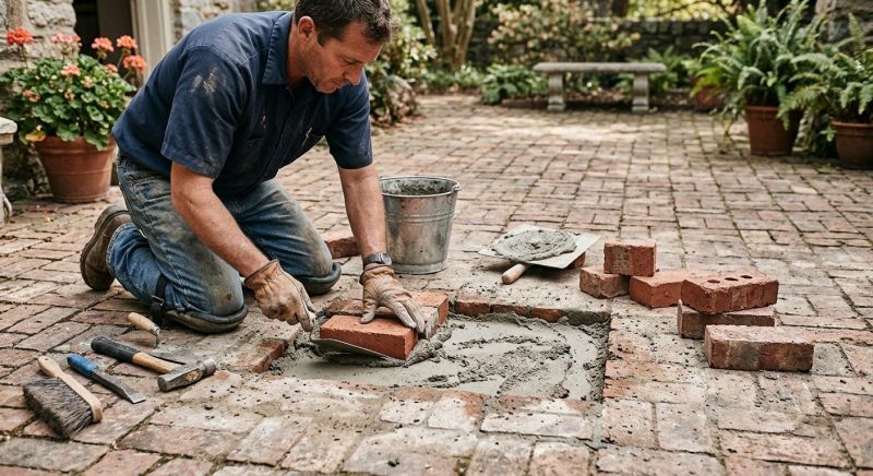 Brick Flatwork Repair in Sandy, UT