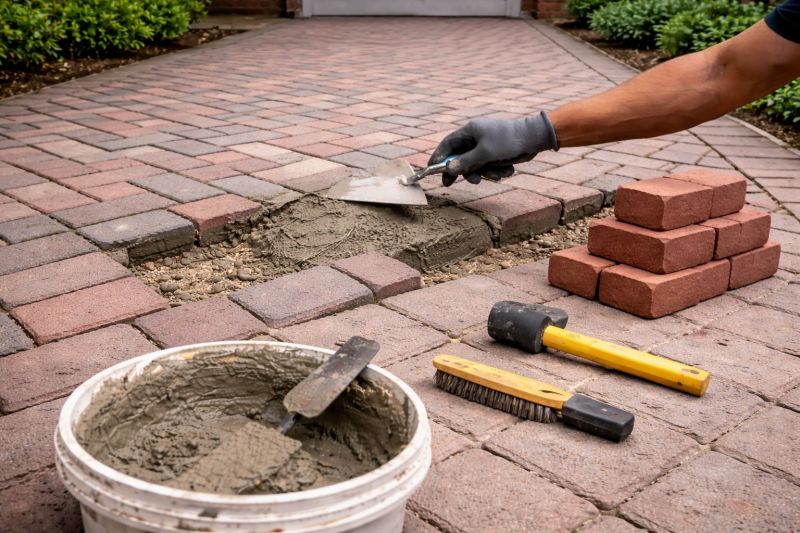 Brick Flatwork Repair in South Jordan, UT