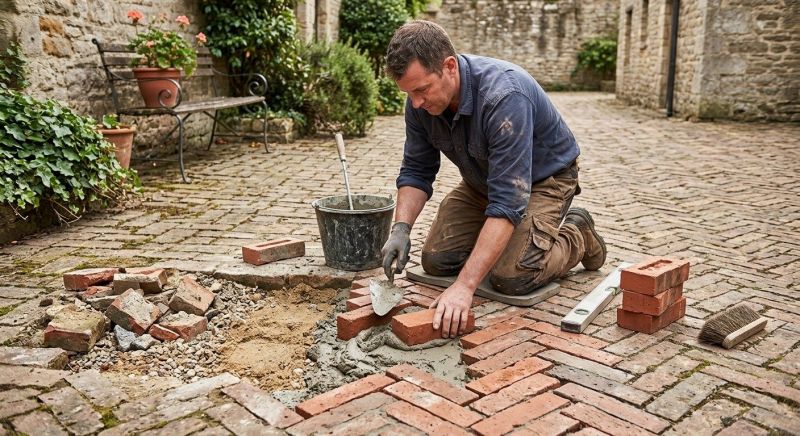 Brick Flatwork Repair in Stockton, UT