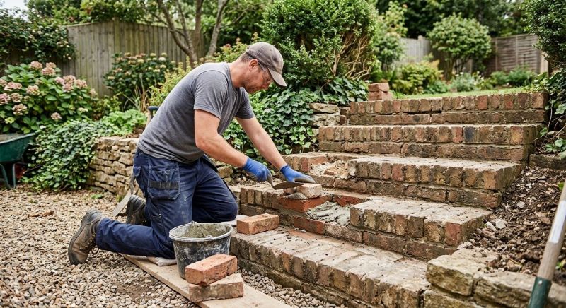 Brick Stairs Repair in Alpine, UT
