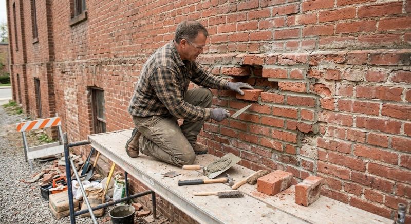 Brick Stairs Repair in Magna, UT