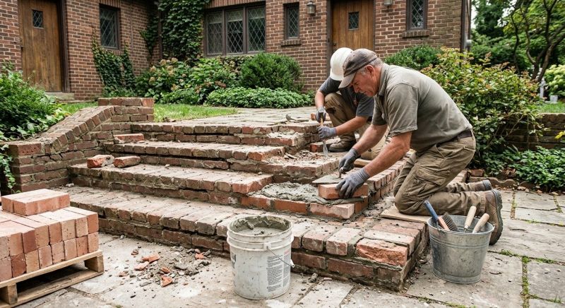 Brick Stairs Repair in Woods Cross, UT