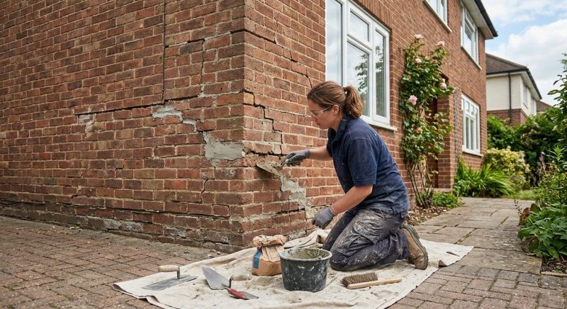 Brick Wall Repair in Draper, UT