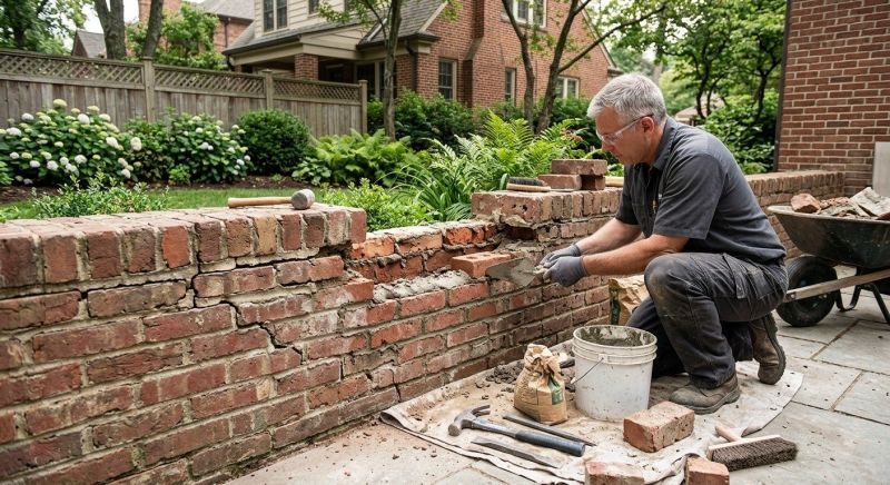 Brick Wall Repair in Grantsville, UT