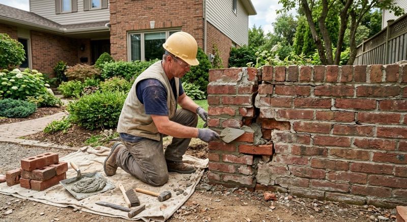 Brick Wall Repair in Grantsville, UT