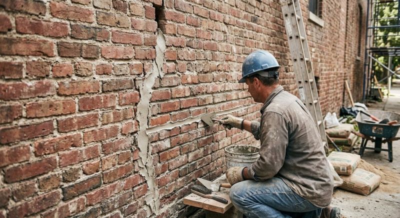 Brick Wall Repair in Stockton, UT