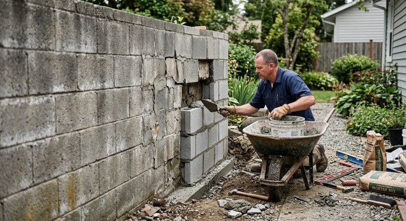 Cinder Block Repair in Salt Lake City, UT
