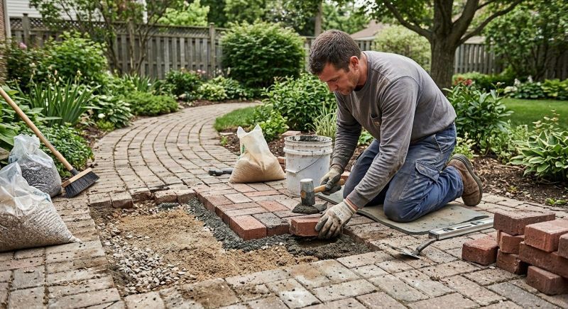 Entryway Brick Repair in Salt Lake City, UT