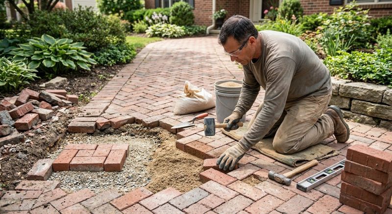 Entryway Brick Repair in Salt Lake City, UT