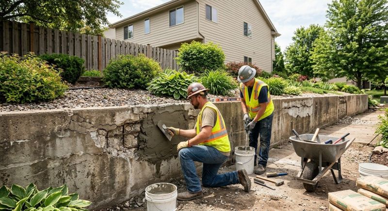 Retaining Wall Repair in Farmington, UT