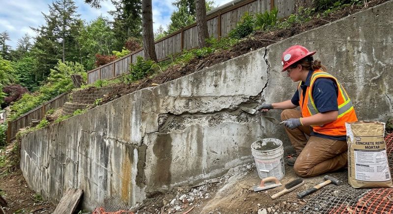 Retaining Wall Repair in Tooele County, UT