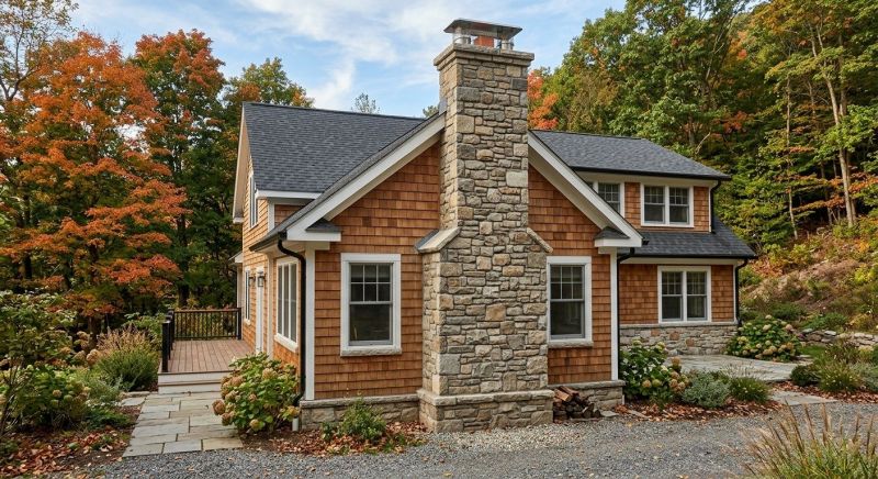 Stone Chimney Installation in Lehi, UT