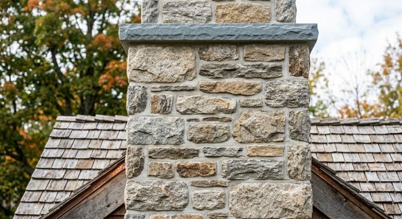 Stone Chimney Installation in Midvale, UT