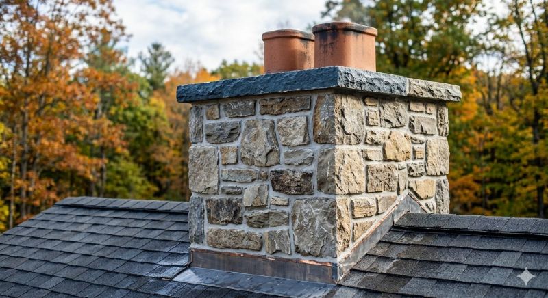 Stone Chimney Installation in Pleasant Grove, UT