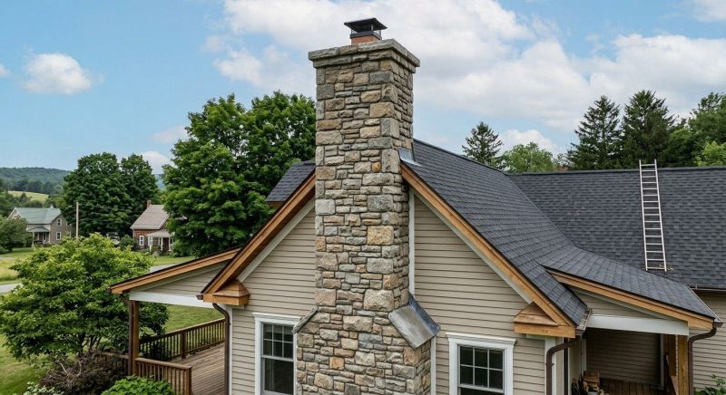 Stone Chimney Installation in Salt Lake County, UT